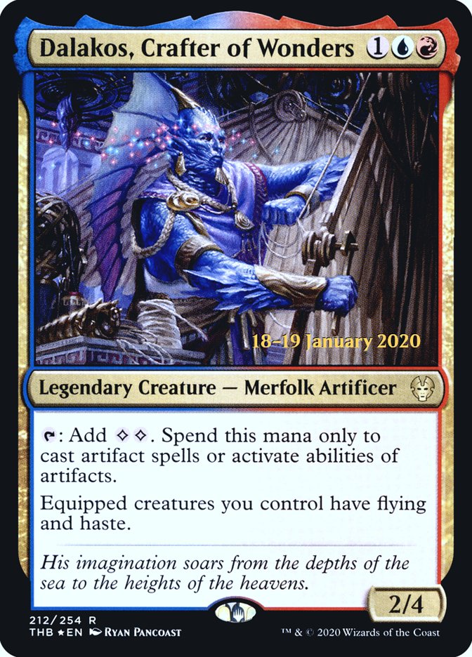 Dalakos, Crafter of Wonders [Theros Beyond Death Prerelease Promos] | Webway Games