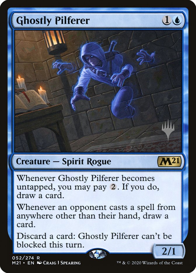 Ghostly Pilferer (Promo Pack) [Core Set 2021 Promos] | Webway Games