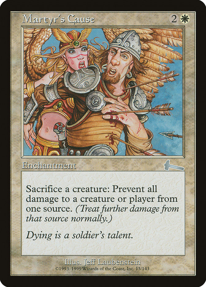 Martyr's Cause [Urza's Legacy] | Webway Games
