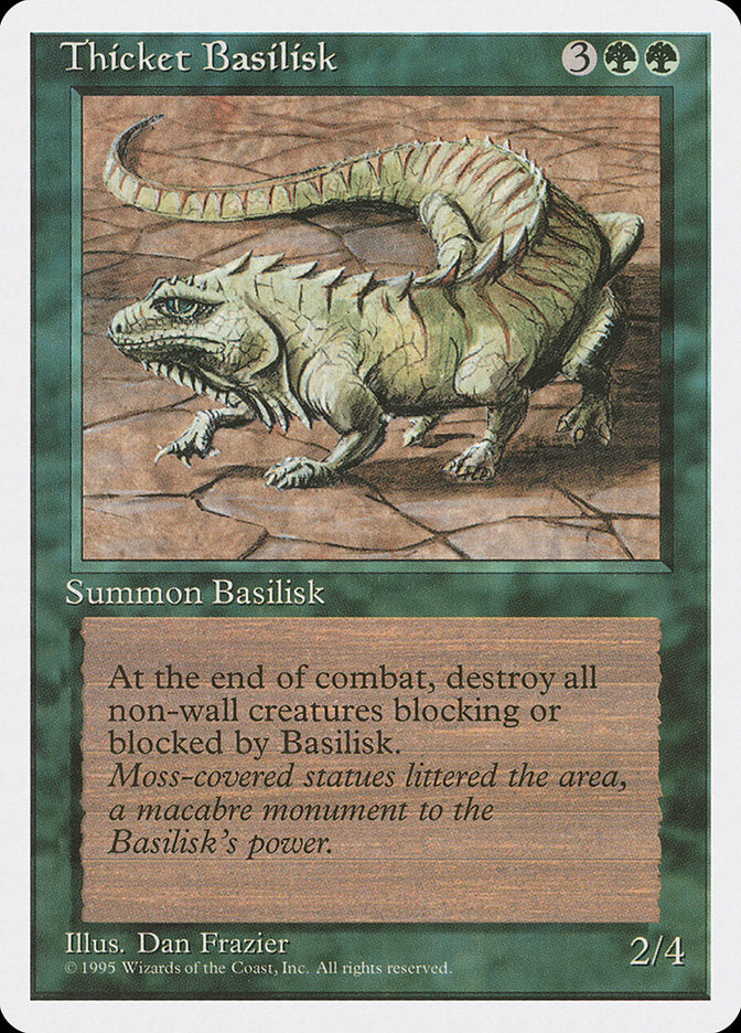 Thicket Basilisk [Fourth Edition] | Webway Games