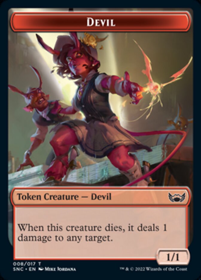 Devil // Citizen Double-sided Token [Streets of New Capenna Tokens] | Webway Games