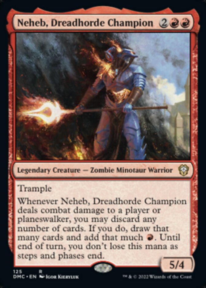 Neheb, Dreadhorde Champion [Dominaria United Commander] | Webway Games