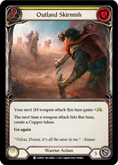 Outland Skirmish (Yellow) [EVR067] (Everfest)  1st Edition Rainbow Foil | Webway Games