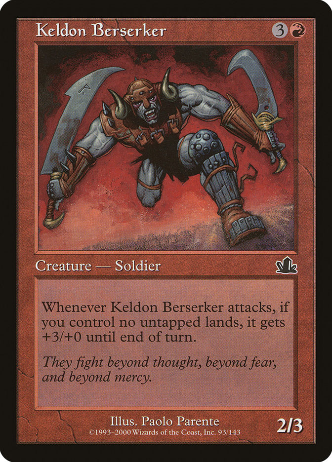 Keldon Berserker [Prophecy] | Webway Games