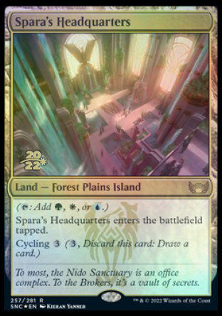 Spara's Headquarters [Streets of New Capenna Prerelease Promos] | Webway Games