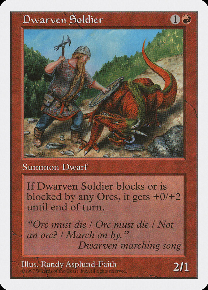 Dwarven Soldier [Fifth Edition] | Webway Games