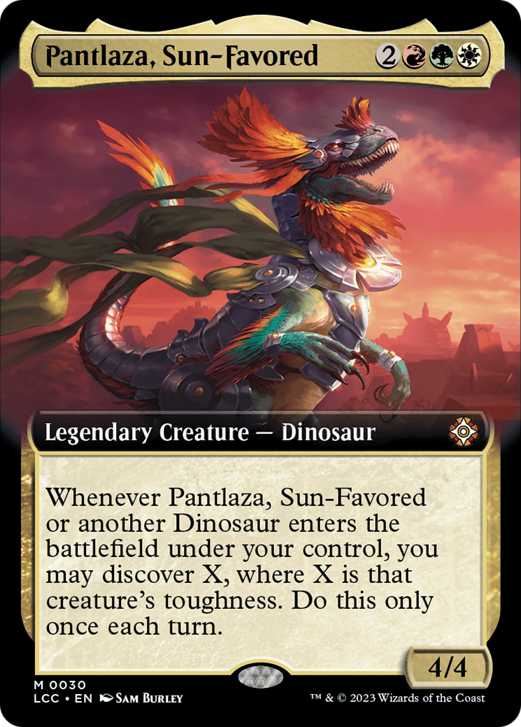 Pantlaza, Sun-Favored (Extended Art) [The Lost Caverns of Ixalan Commander] | Webway Games