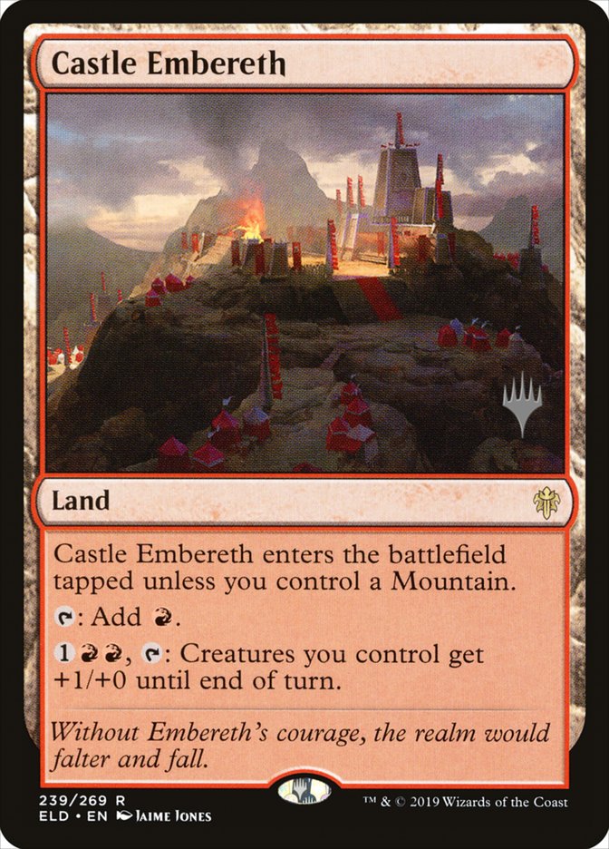 Castle Embereth (Promo Pack) [Throne of Eldraine Promos] | Webway Games