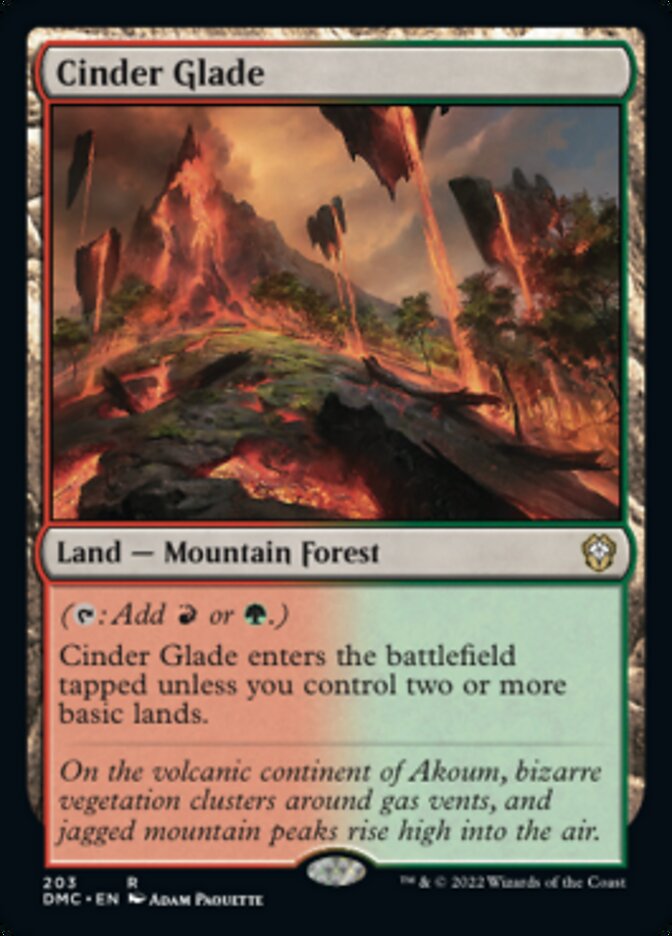 Cinder Glade [Dominaria United Commander] | Webway Games