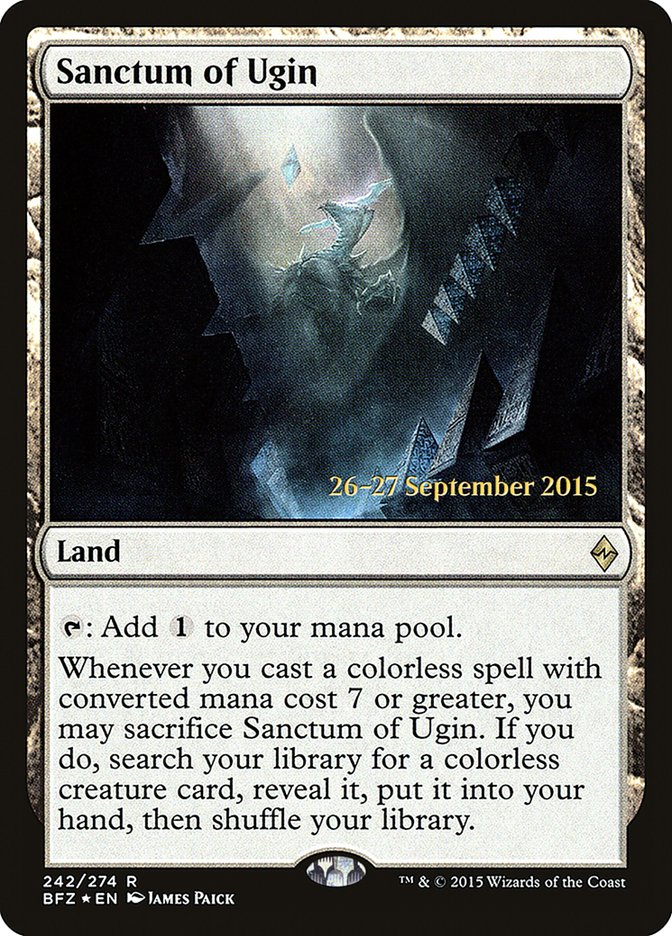 Sanctum of Ugin  (Prerelease) [Battle for Zendikar Prerelease Promos] | Webway Games