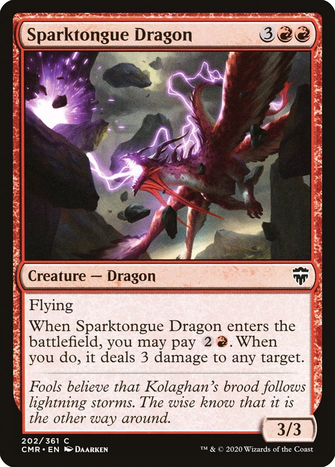 Sparktongue Dragon [Commander Legends] | Webway Games