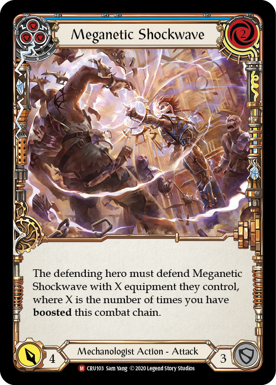 Meganetic Shockwave [CRU103] 1st Edition Normal | Webway Games