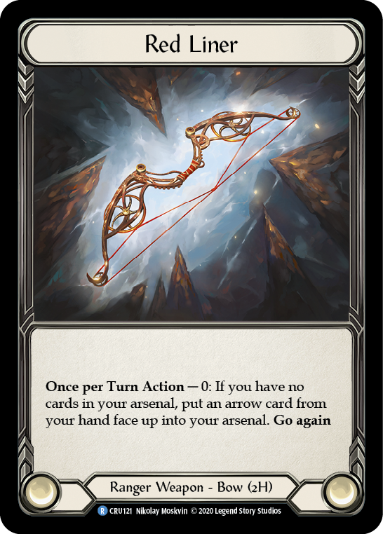 Red Liner [CRU121] 1st Edition Cold Foil | Webway Games