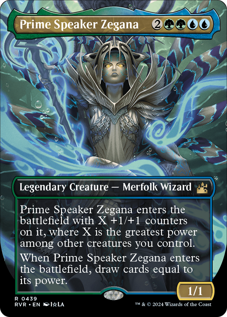 Prime Speaker Zegana (Anime Borderless) [Ravnica Remastered] | Webway Games
