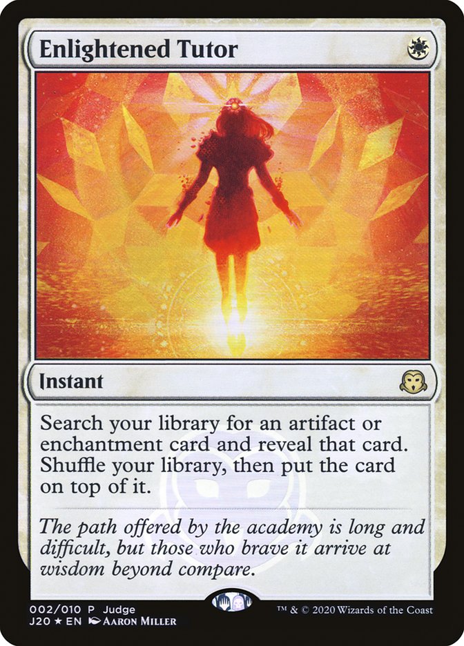 Enlightened Tutor [Judge Gift Cards 2020] | Webway Games
