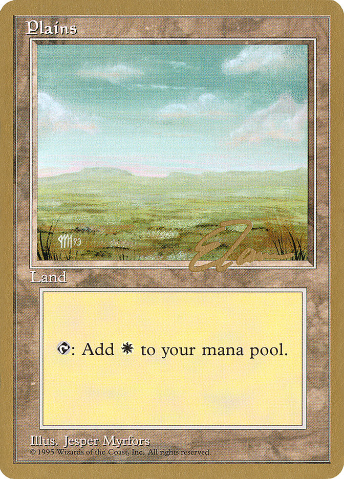Plains (et364) (Eric Tam) [Pro Tour Collector Set] | Webway Games