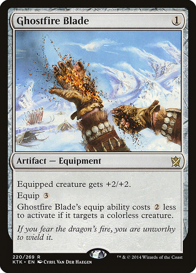 Ghostfire Blade [Khans of Tarkir] | Webway Games