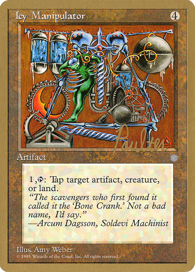 Icy Manipulator (Preston Poulter) [Pro Tour Collector Set] | Webway Games