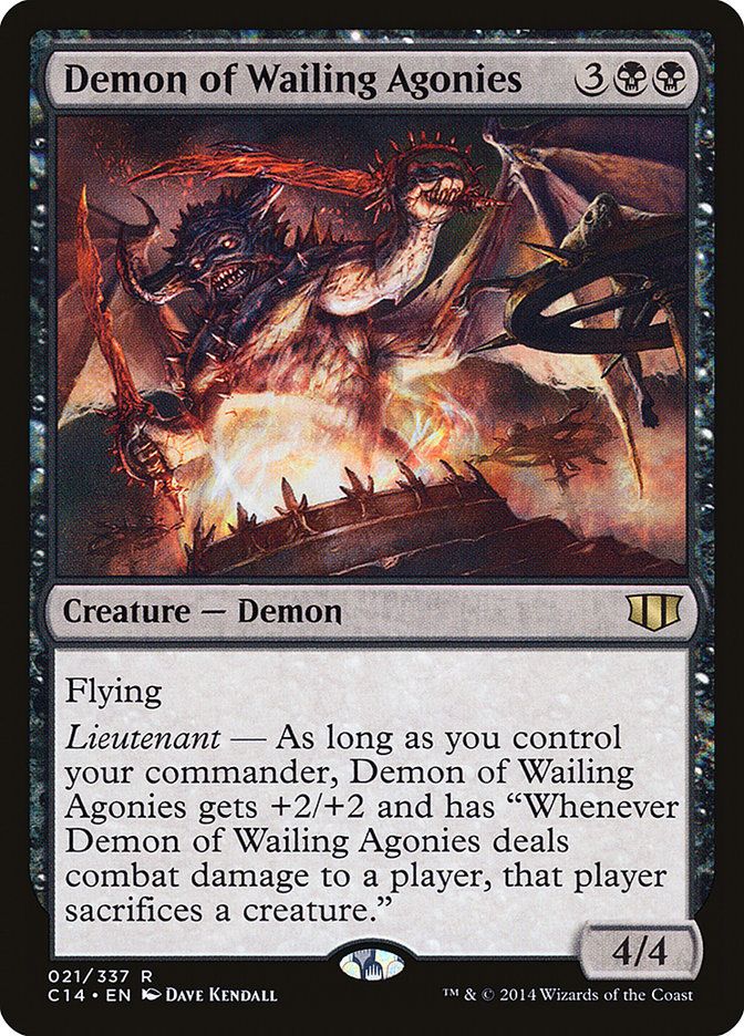 Demon of Wailing Agonies [Commander 2014] | Webway Games