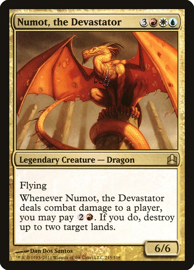 Numot, the Devastator [Commander 2011] | Webway Games
