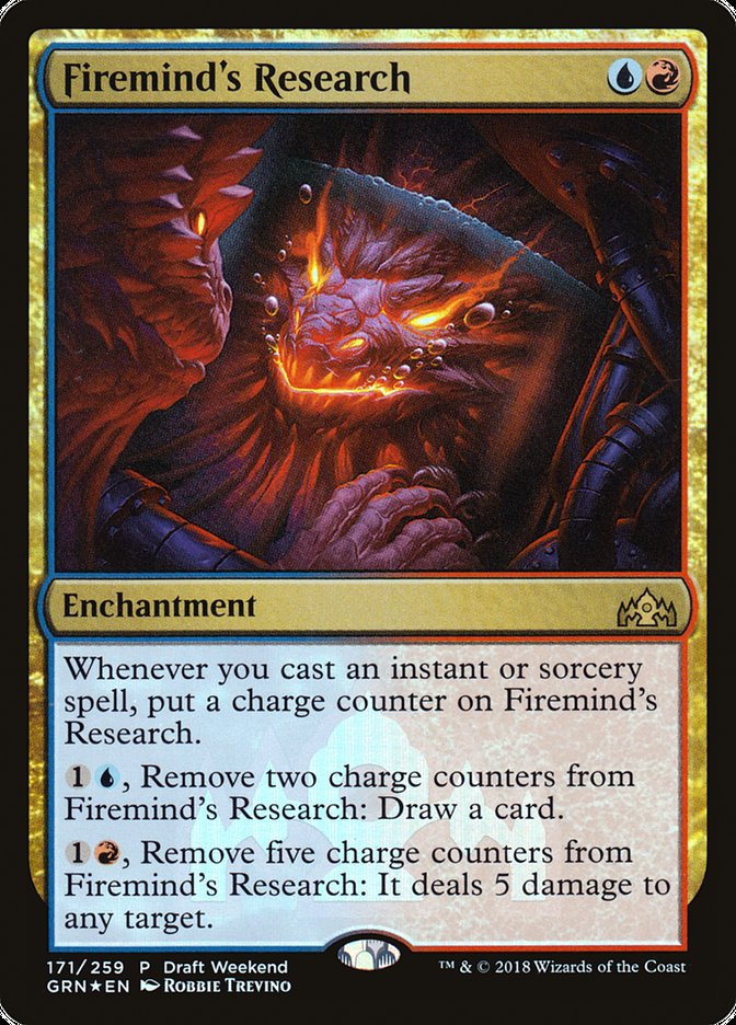 Firemind's Research (Draft Weekend) [Guilds of Ravnica Promos] | Webway Games