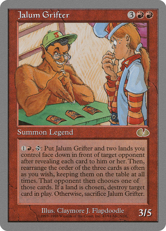 Jalum Grifter [Unglued] | Webway Games