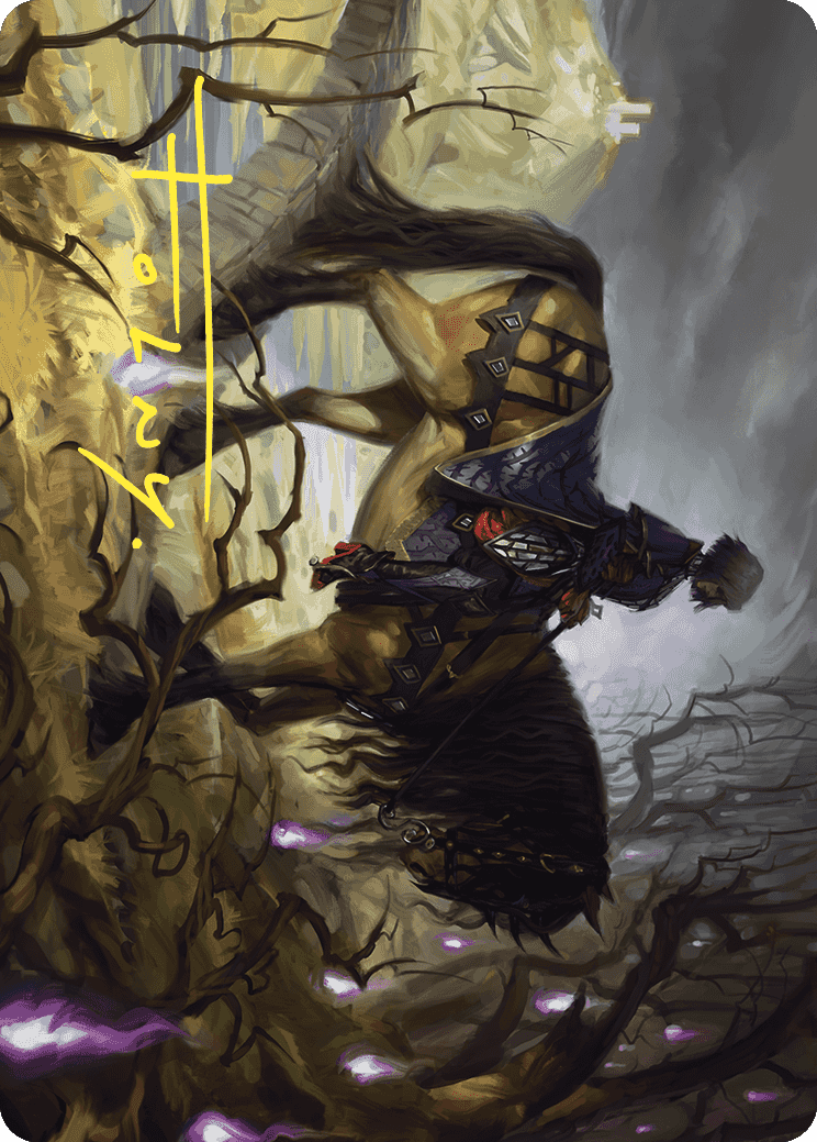 Rowan's Grim Search Art Card (Gold-Stamped Signature) [Wilds of Eldraine Art Series] | Webway Games