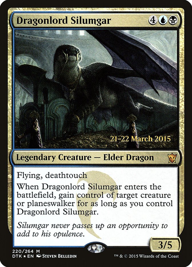Dragonlord Silumgar  (Prerelease) [Dragons of Tarkir Prerelease Promos] | Webway Games