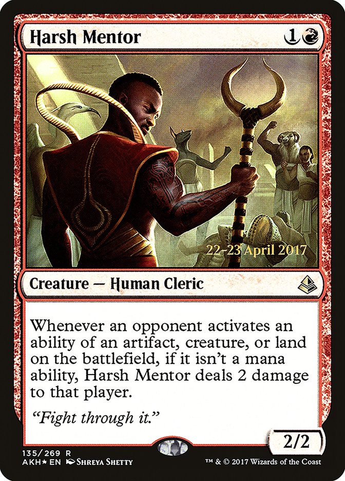 Harsh Mentor  (Prerelease) [Amonkhet Prerelease Promos] | Webway Games