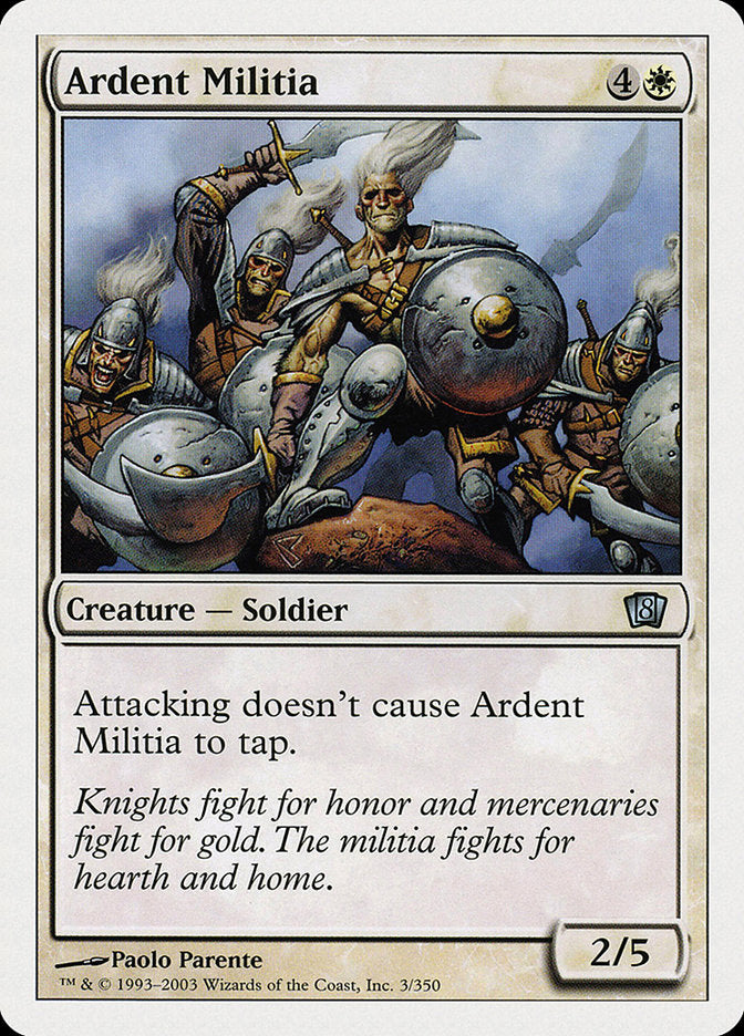 Ardent Militia [Eighth Edition] | Webway Games