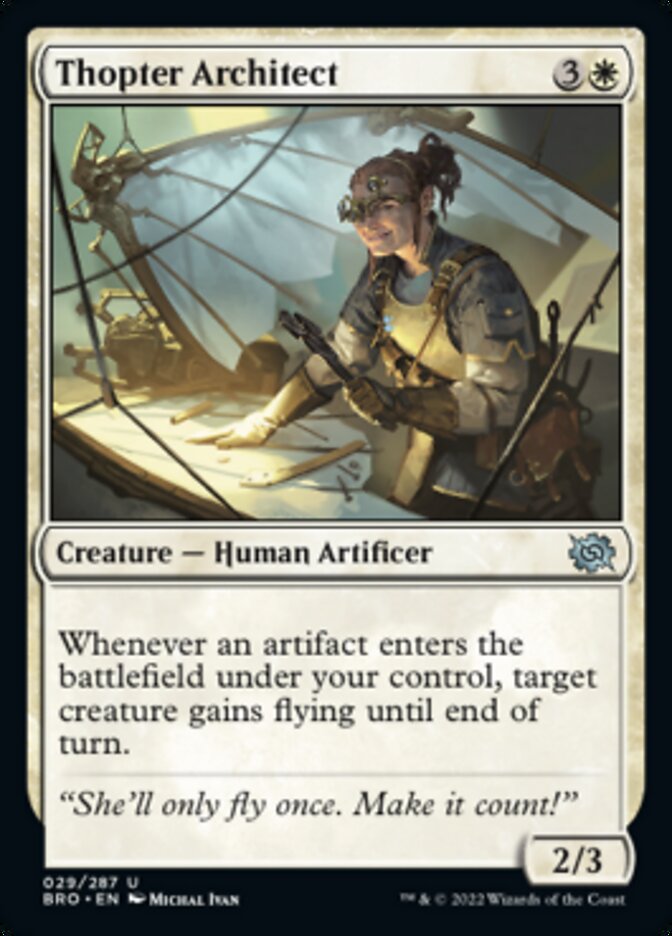 Thopter Architect [The Brothers' War] | Webway Games