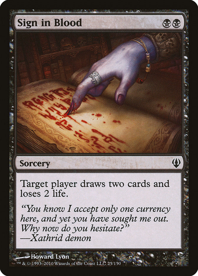 Sign in Blood [Archenemy] | Webway Games