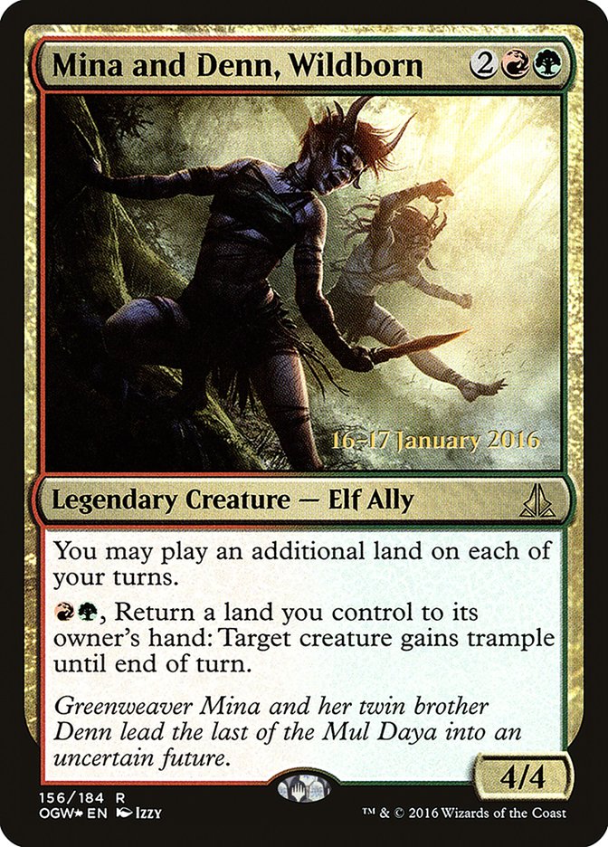 Mina and Denn, Wildborn (Prerelease) [Oath of the Gatewatch Prerelease Promos] | Webway Games
