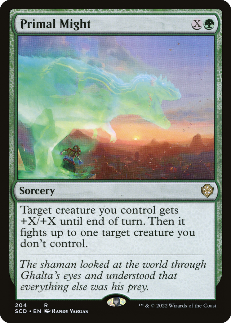 Primal Might [Starter Commander Decks] | Webway Games