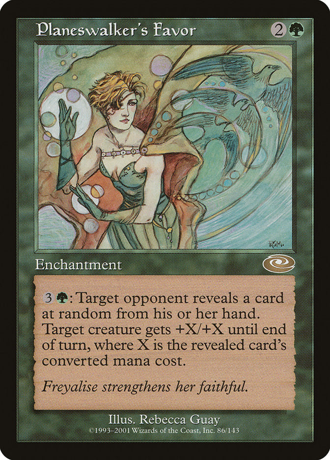 Planeswalker's Favor [Planeshift] | Webway Games
