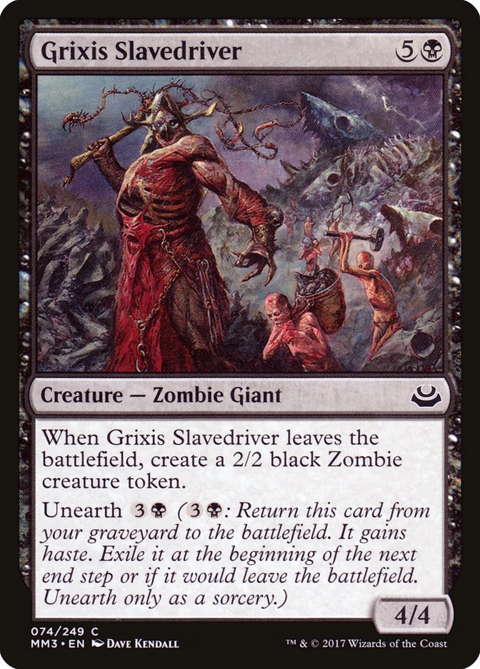 Grixis Slavedriver [Modern Masters 2017] | Webway Games