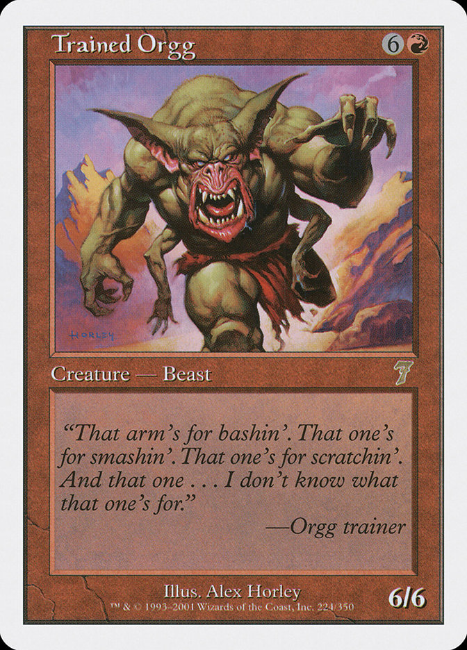 Trained Orgg [Seventh Edition] | Webway Games