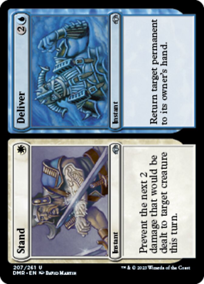 Stand // Deliver [Dominaria Remastered] | Webway Games