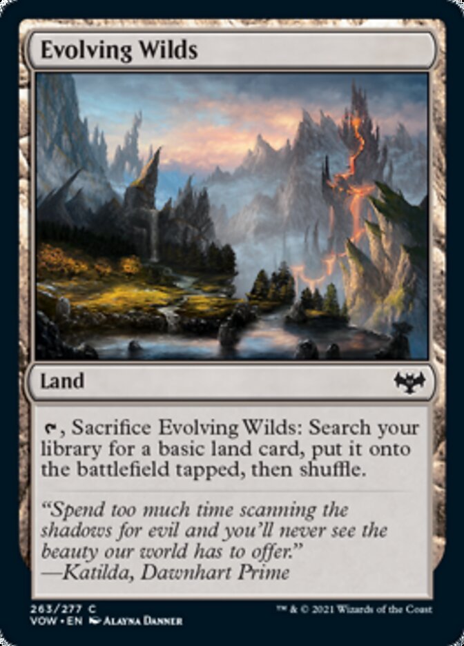 Evolving Wilds [Innistrad: Crimson Vow] | Webway Games