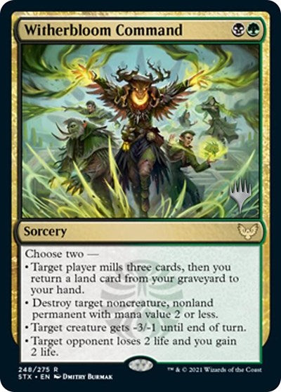 Witherbloom Command (Promo Pack) [Strixhaven: School of Mages Promos] | Webway Games
