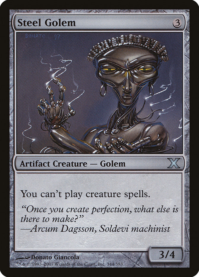 Steel Golem [Tenth Edition] | Webway Games
