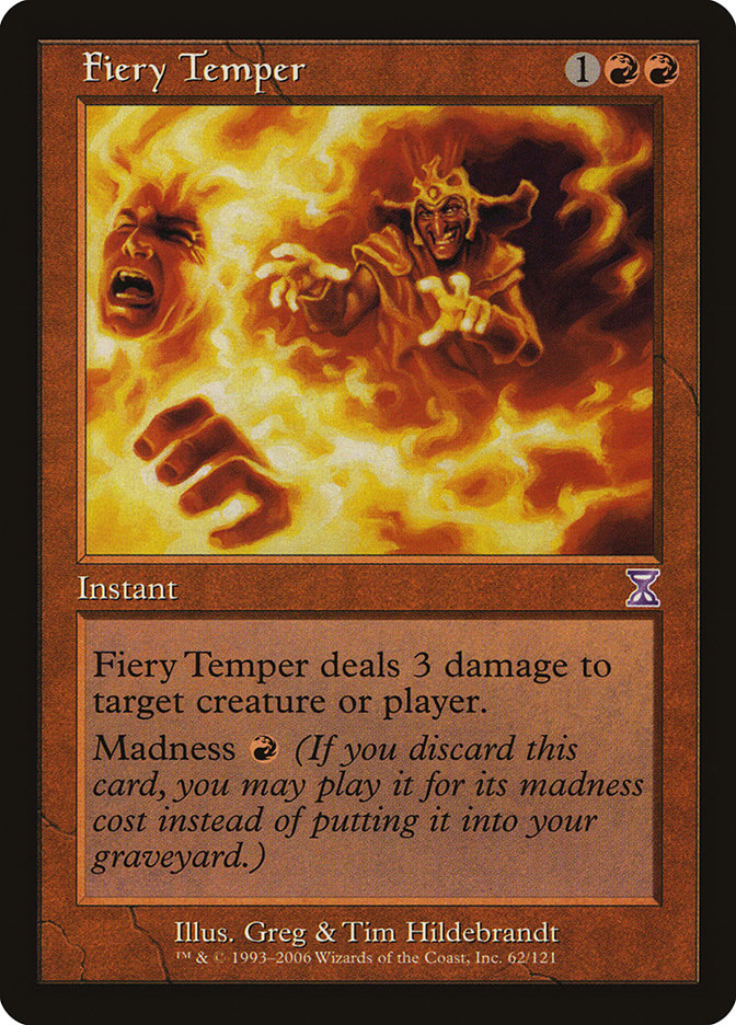 Fiery Temper [Time Spiral Timeshifted] | Webway Games