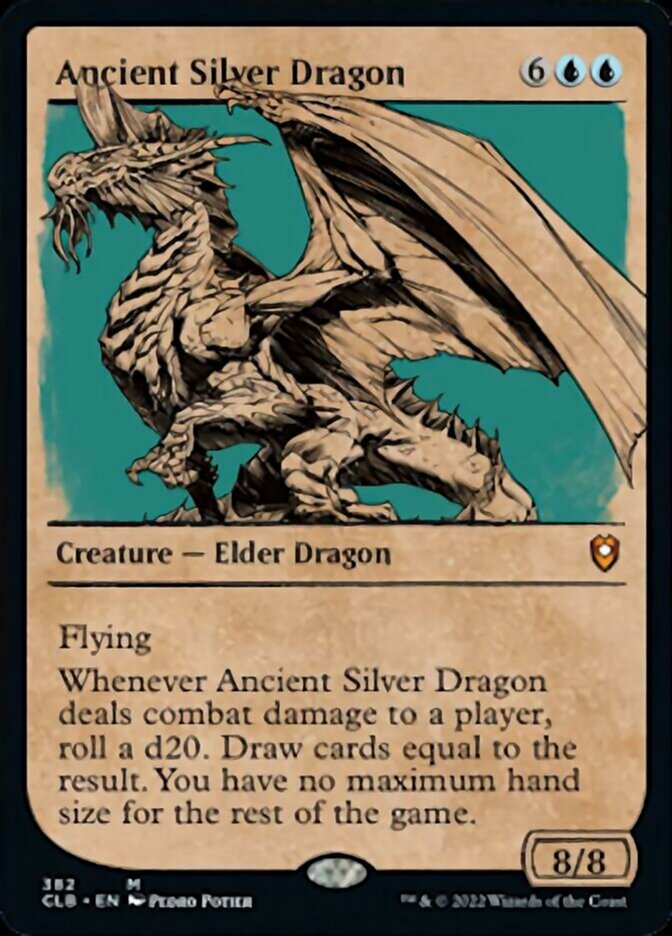 Ancient Silver Dragon (Showcase) [Commander Legends: Battle for Baldur's Gate] | Webway Games