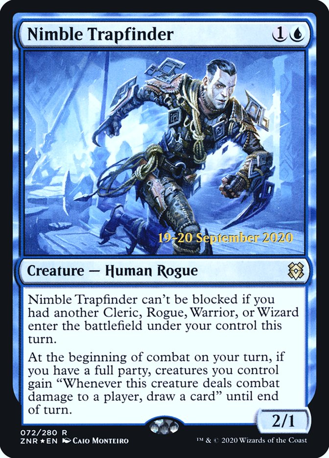 Nimble Trapfinder  [Zendikar Rising Prerelease Promos] | Webway Games