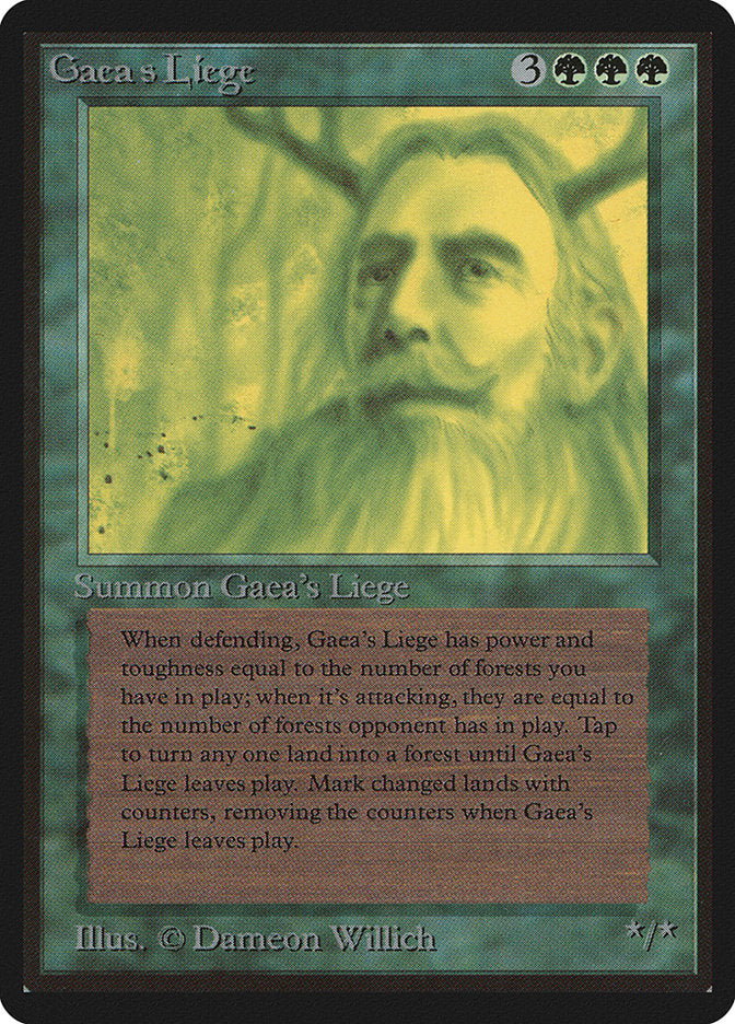 Gaea's Liege [Limited Edition Beta] | Webway Games