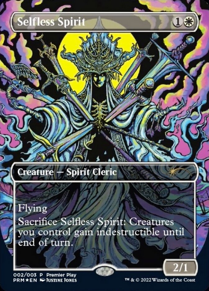 Selfless Spirit (Borderless Alternate-Art) [Regional Championship Qualifiers 2022] | Webway Games