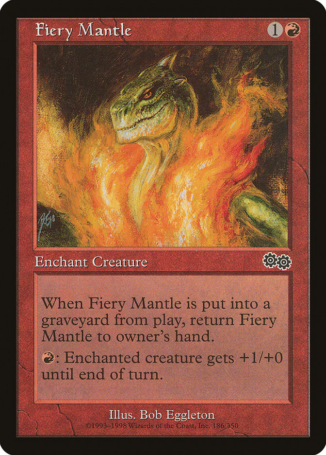 Fiery Mantle [Urza's Saga] | Webway Games