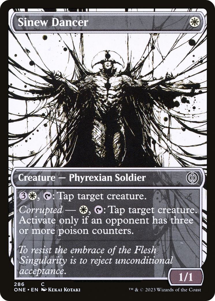 Sinew Dancer (Showcase Ichor) [Phyrexia: All Will Be One] | Webway Games