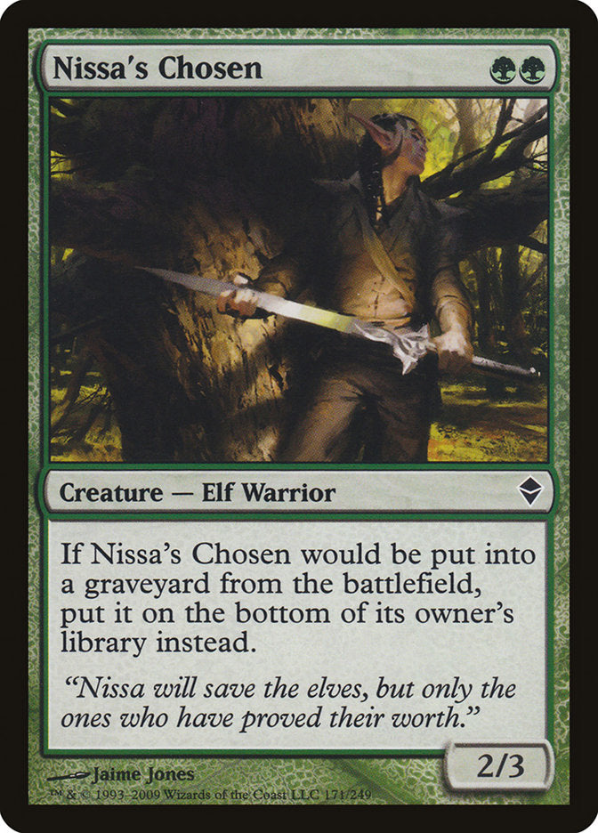 Nissa's Chosen [Zendikar] | Webway Games