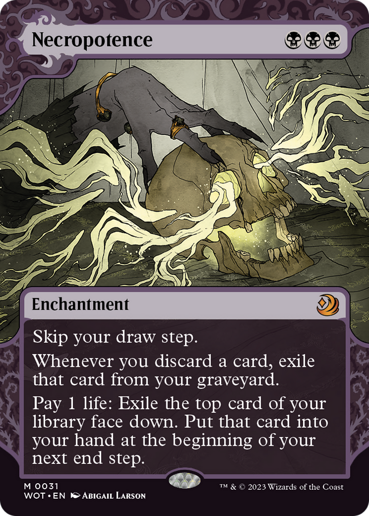Necropotence [Wilds of Eldraine: Enchanting Tales] | Webway Games